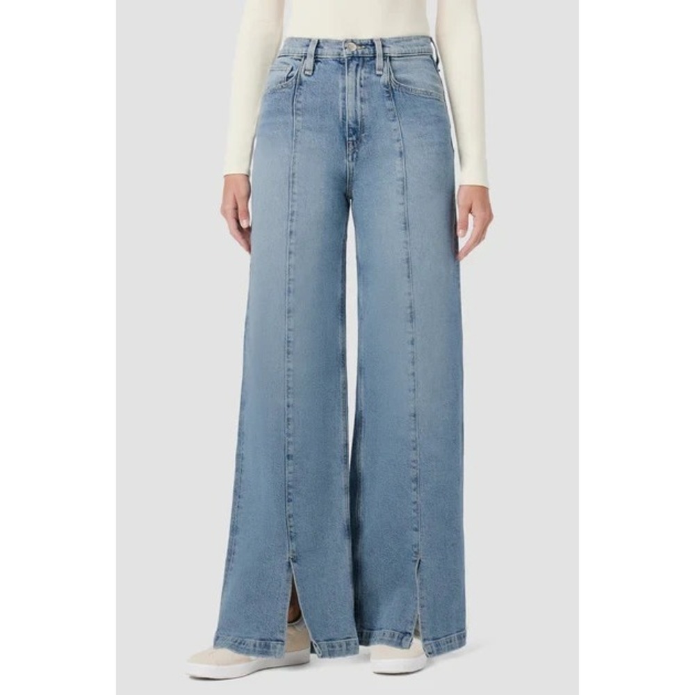 HUDSON Jeans James Caribbean Breeze High-rise Wide‎ Leg Jean In Blue Women 29